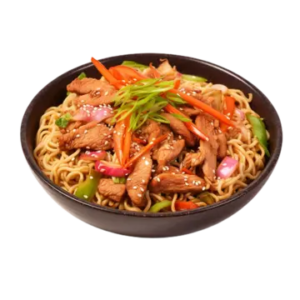 Yakisoba carne e frango